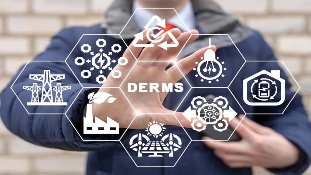 Concepto del Sistema de Gestión de Recursos de Energía Distribuida de DERMS.