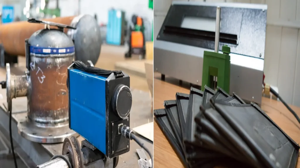 Sistema de radiografía digital directa (DR) portátil para inspección de soldaduras