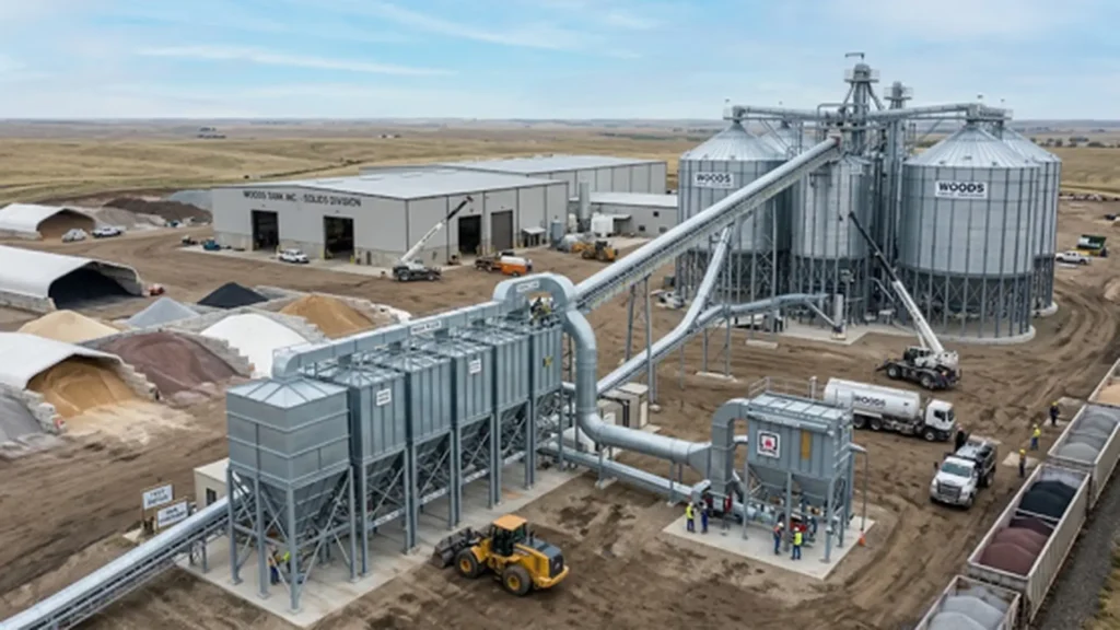 Comprehensive bulk solids handling system.