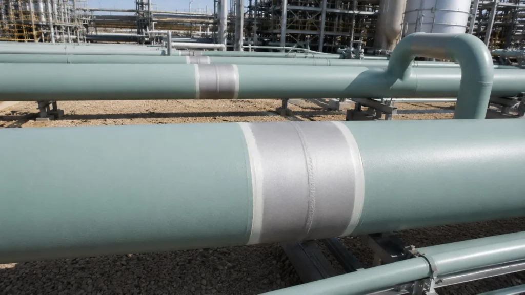 Surface preparation in Field Weldbefore applying the coating.