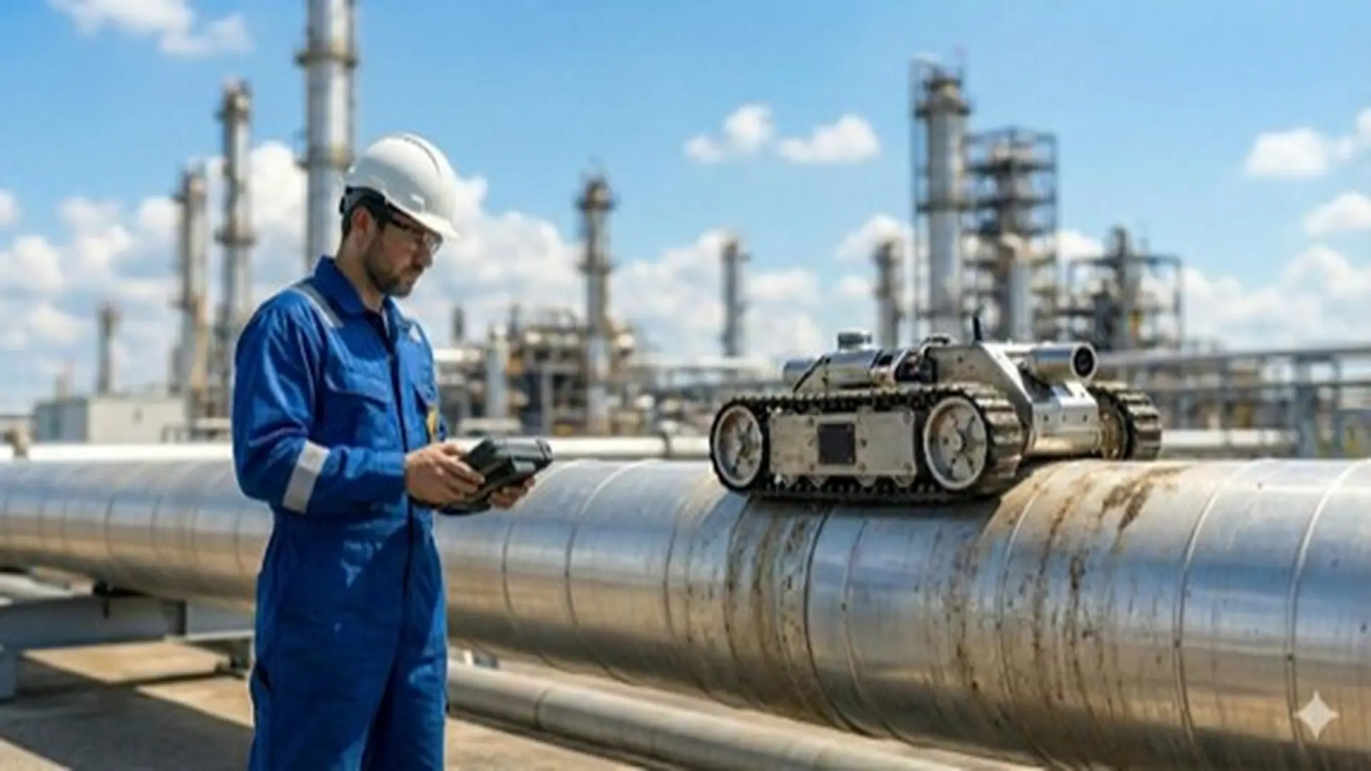 Pipeline integrity management includes inspections of pipeline sections. 