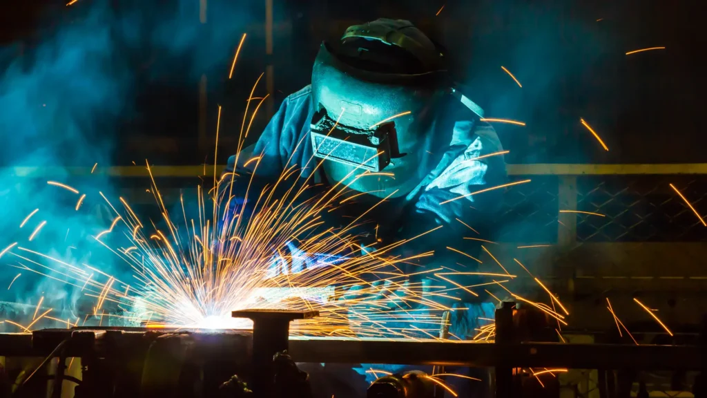 Welders qualified by the American Welding Society (AWS)