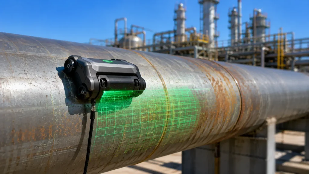 Industrial corrosion monitoring (RBI).