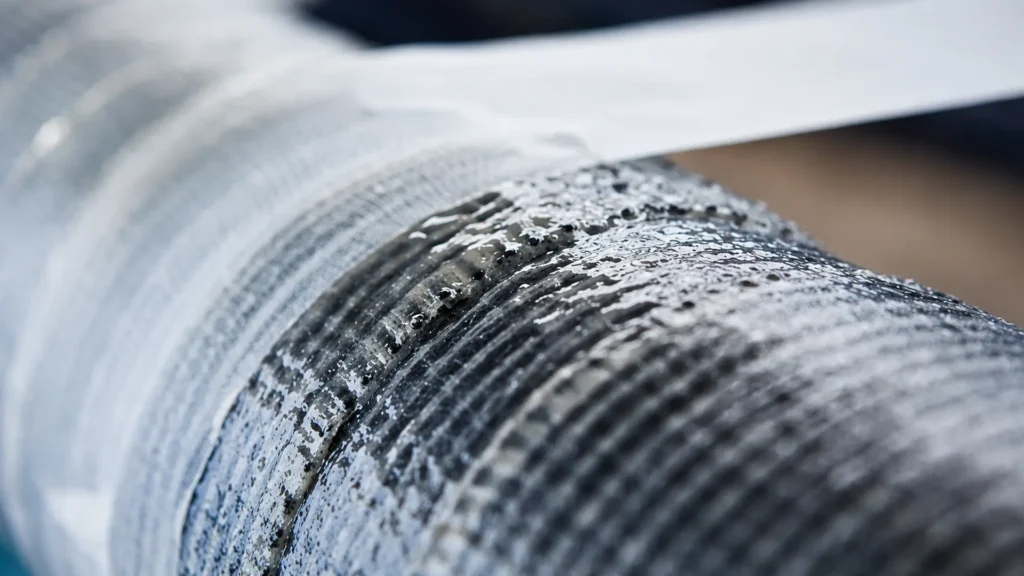 Repair process for steel pipes using composite materials. Source: Henkel