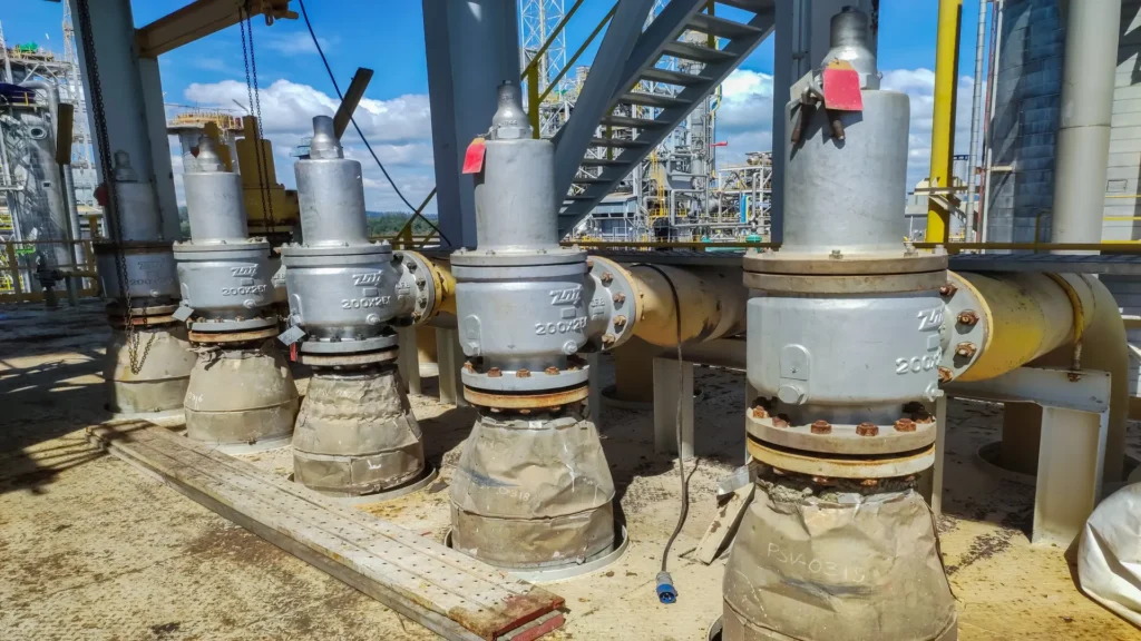 pressure safety valve (PSV). 