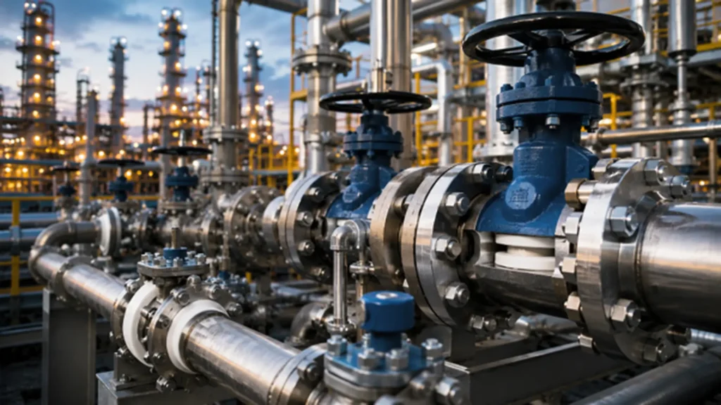 PTFE in valves and gaskets