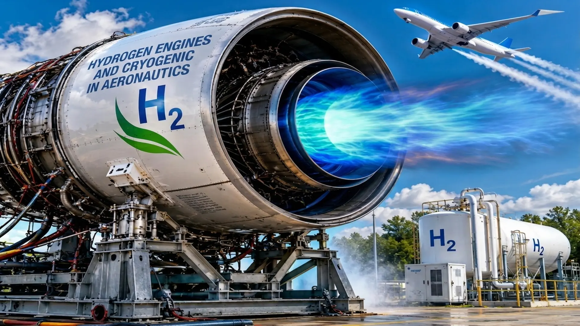 Motores de hidrógeno y retos criogénicos en aeronáutica