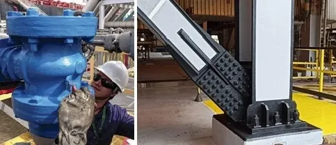 Aplicación manual de recubrimiento elastimerico, (Fuente tinocoanticorrosao).