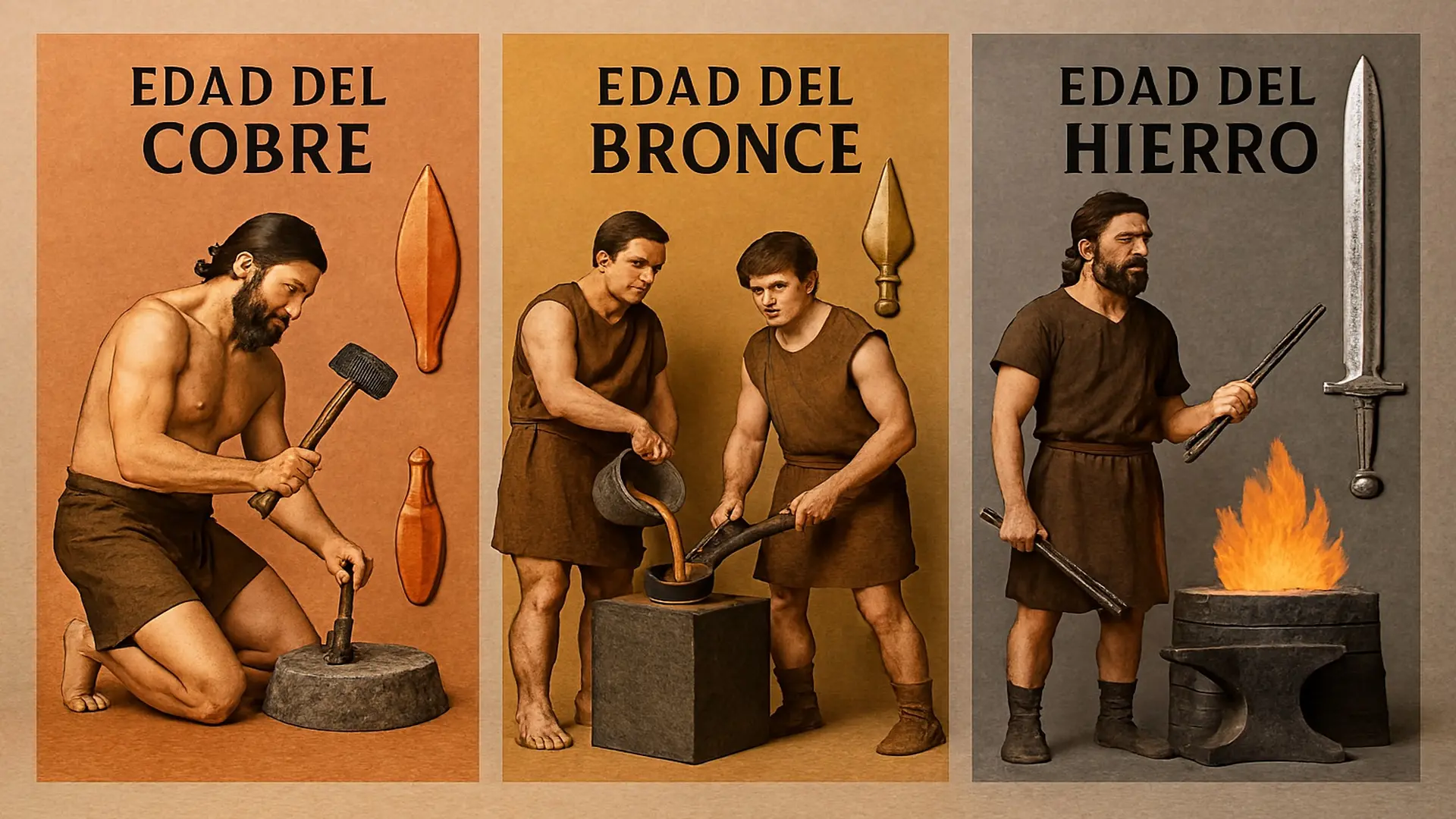 Evolución de la metalurgia a través de los tiempos.