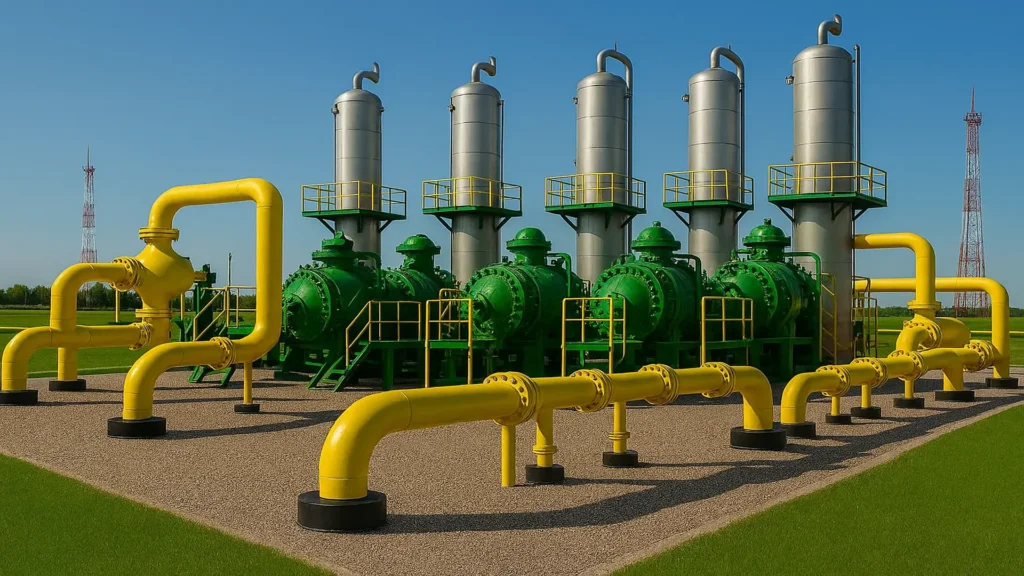 Compresores centrífugos Midstream: Eficiencia en el transporte de gas