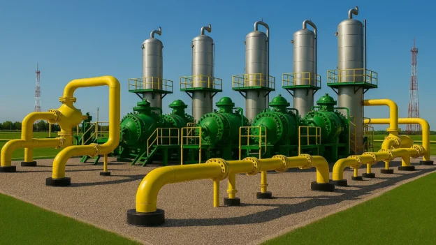 Compresores centrífugos Midstream: Eficiencia en el transporte de gas.