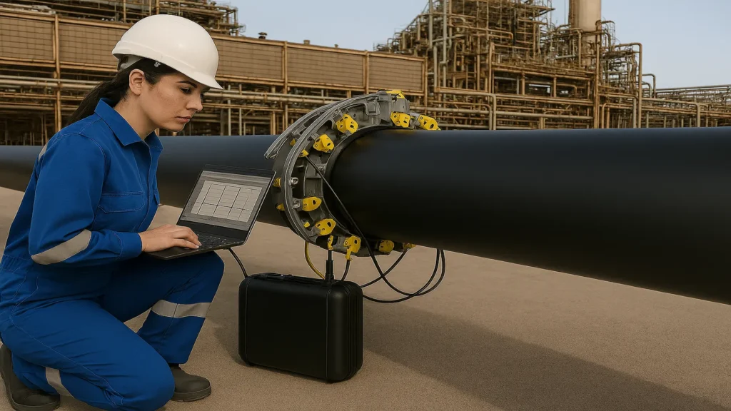 HDPE pipes: guided wave ultrasonic inspection