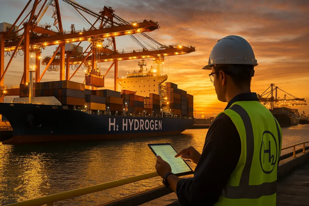 Maritime terminals: management and technology for clean fuels