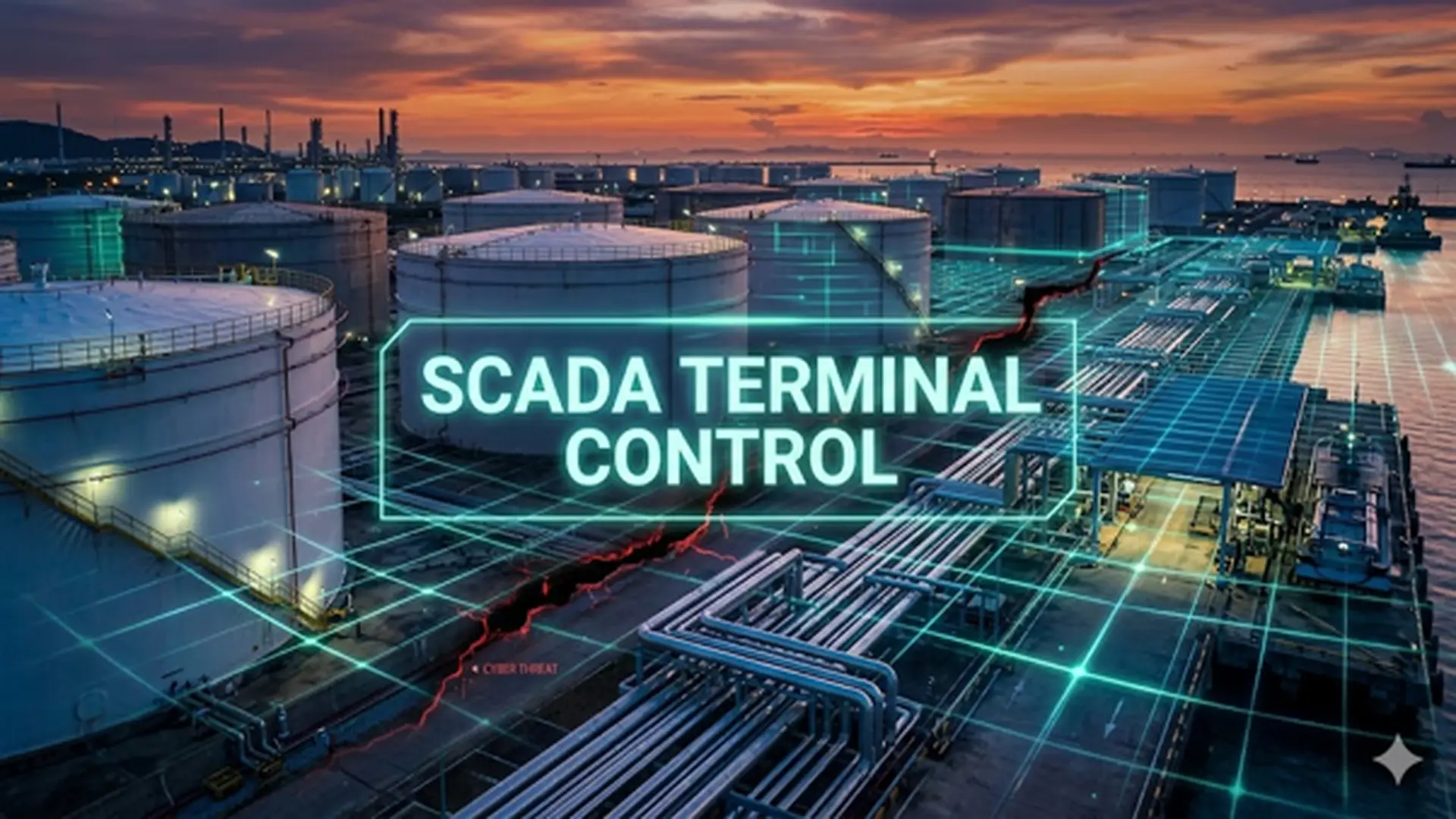 Ciberseguridad industrial: cómo proteger SCADA en terminales