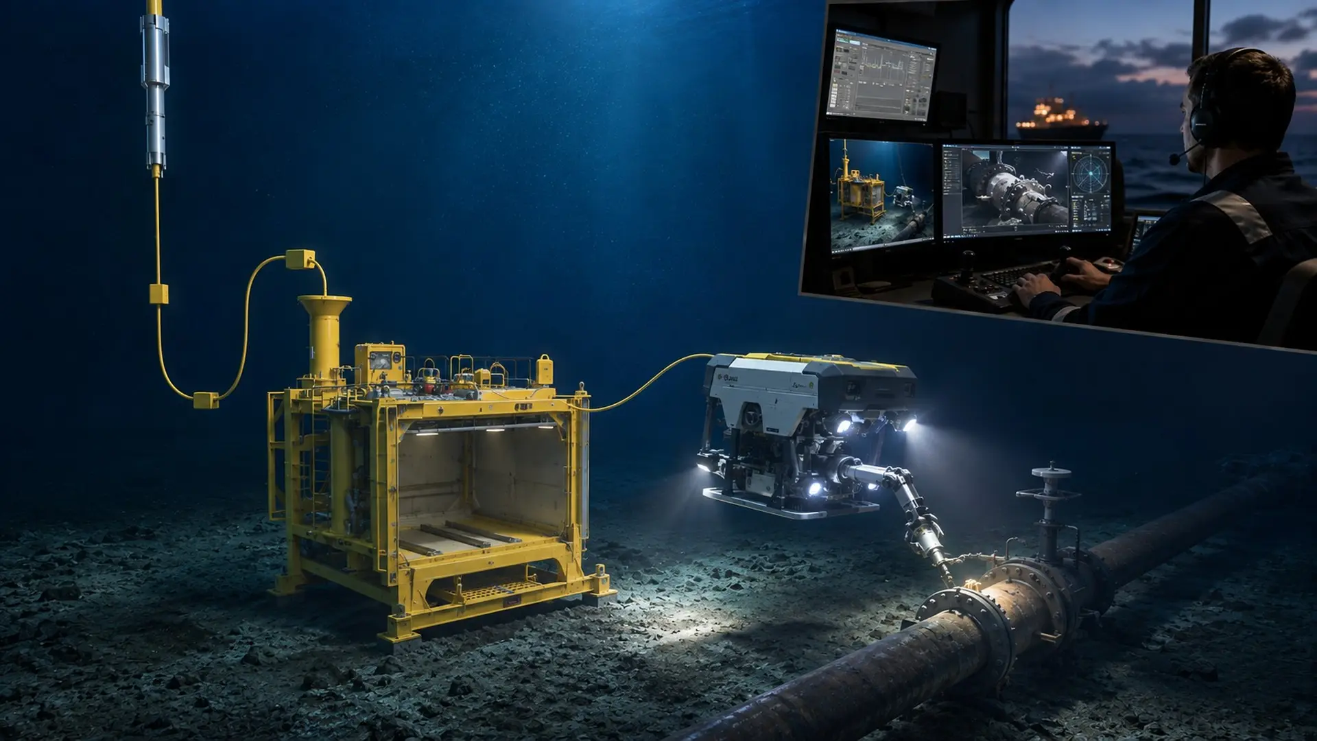 Inspecciones remotas: ROV residente para reducir exposición offshore