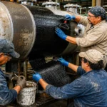 Materiales compuestos para reparación e inspección de activos industriales