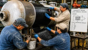 Materiales compuestos para reparación e inspección de activos industriales