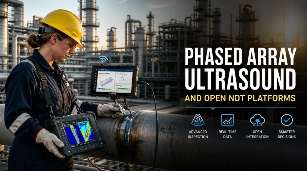 Ultrasonido phased array y plataformas abiertas en NDT