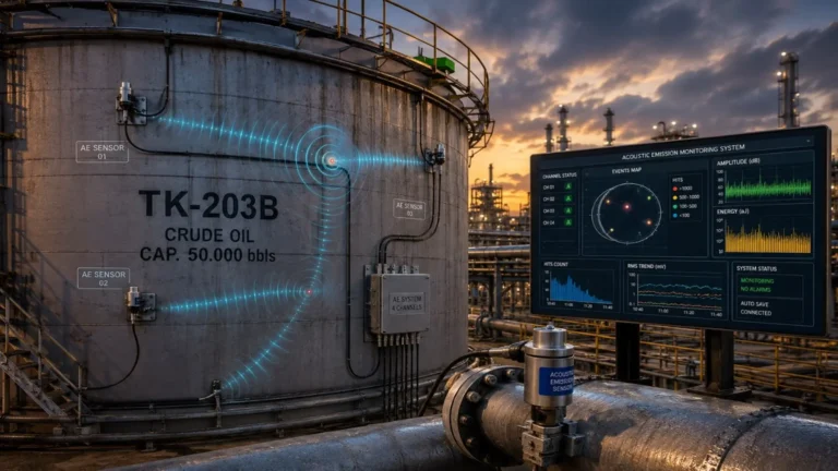 Acoustic Emission for industrial asset integrity