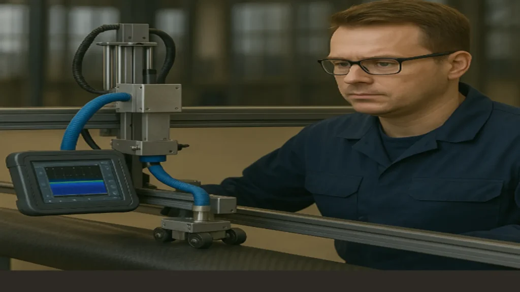 Automated ultrasonic testing for CFRP inspection