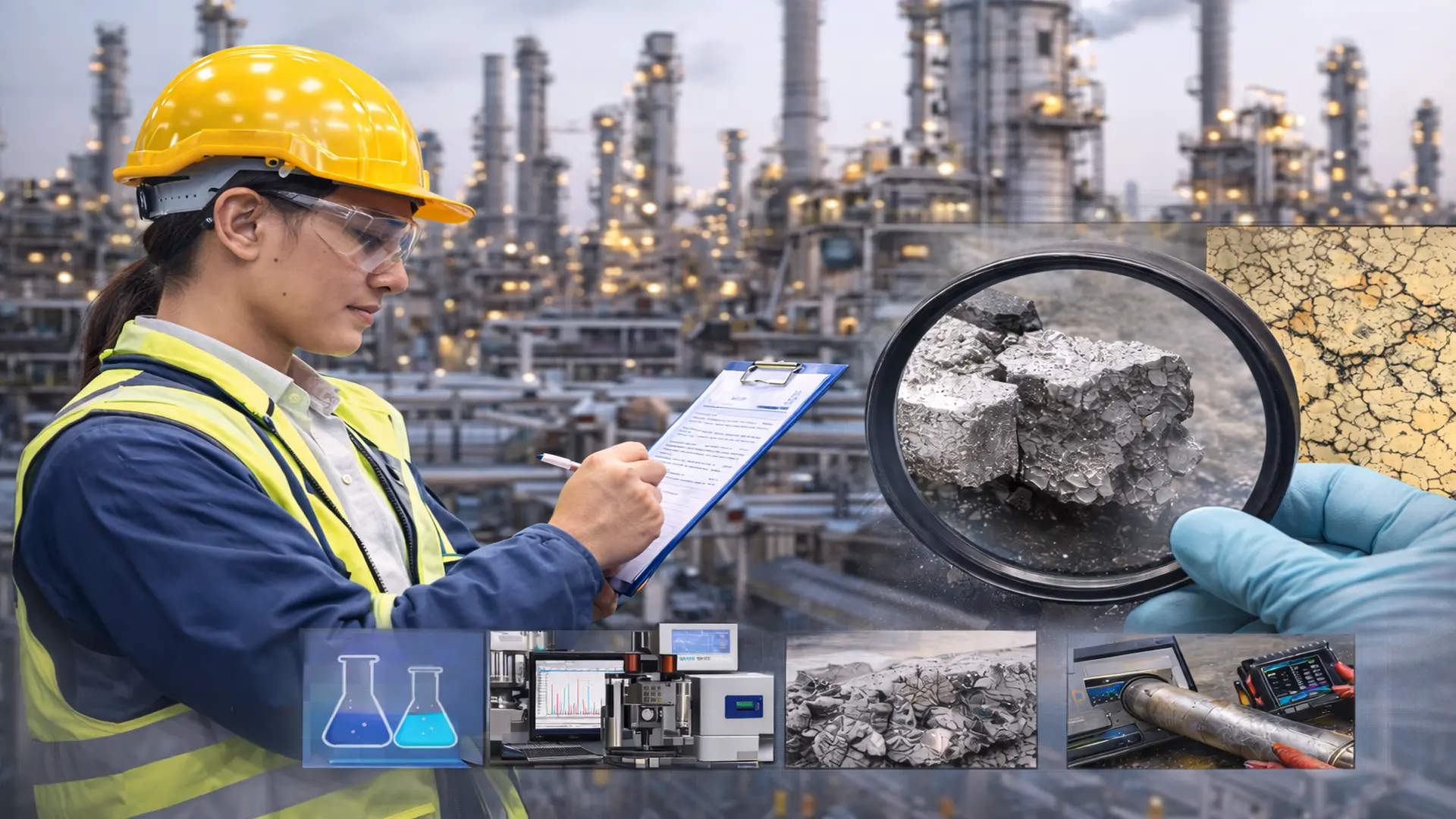 How failure analysis on metallic materials is performed?