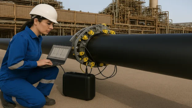 Tuberías de HDPE: inspección por ultrasonido de ondas guiadas