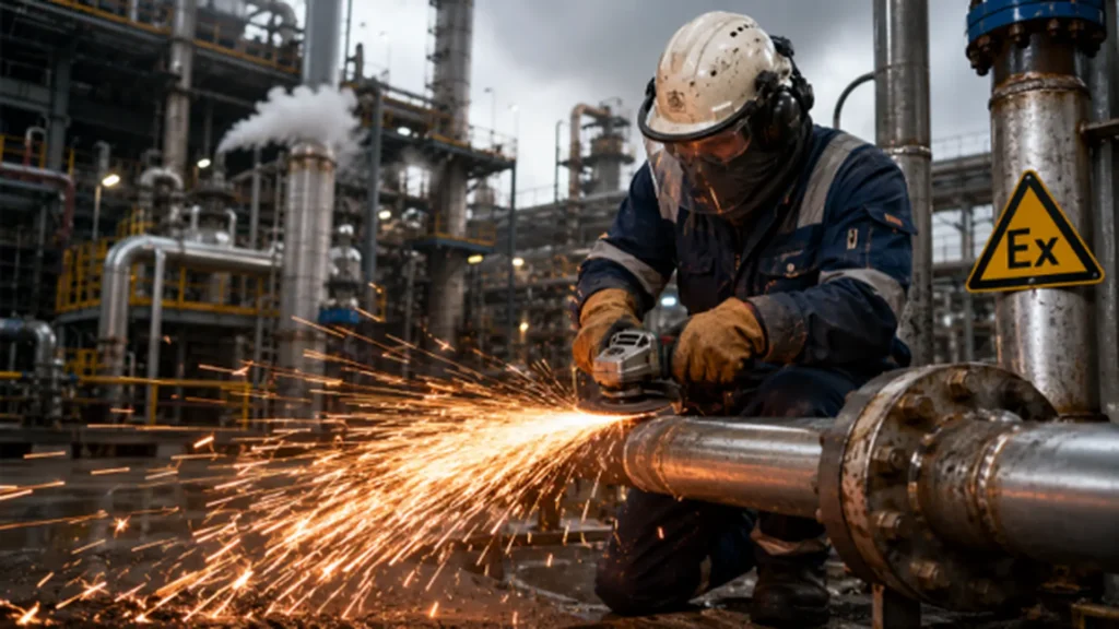 Explosion hazard in classified areas: Safe maintenance with non sparking tools