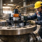 Field machining: Flange facing according to ASME B16.5