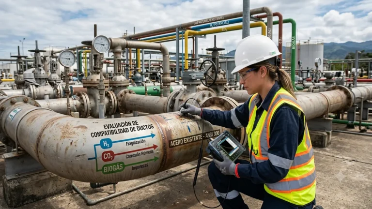CO₂, hydrogen, and biogas: compatibility limits in existing pipelines.