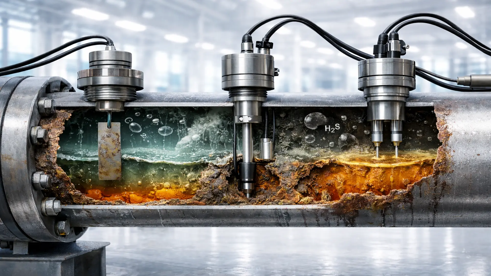 Advanced management and monitoring of internal pipeline corrosion