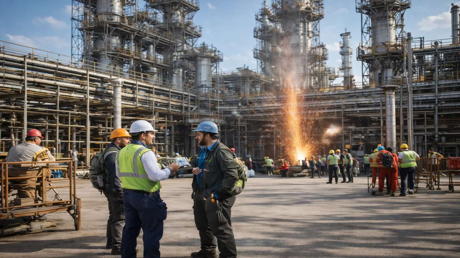 HSE management system for risk control in plant shutdowns