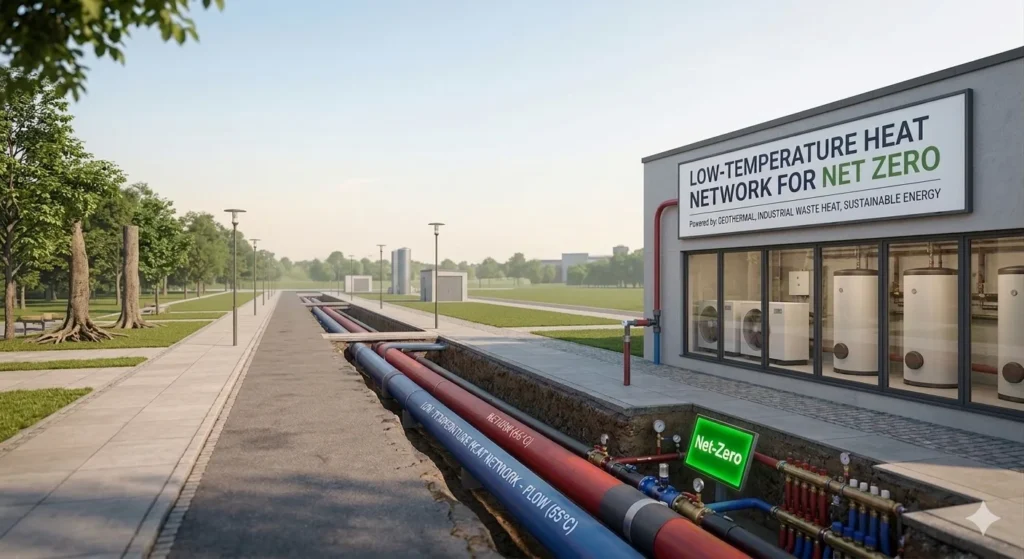 Low-Temperature heat networks for Net Zero