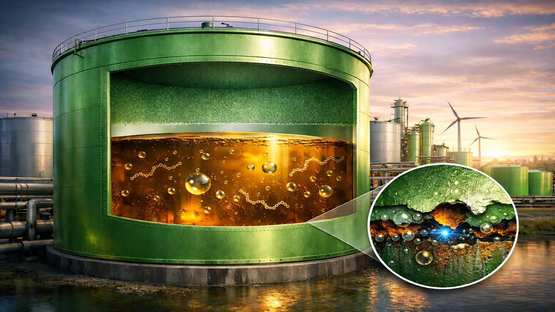 Anti-corrosion coatings in biofuels