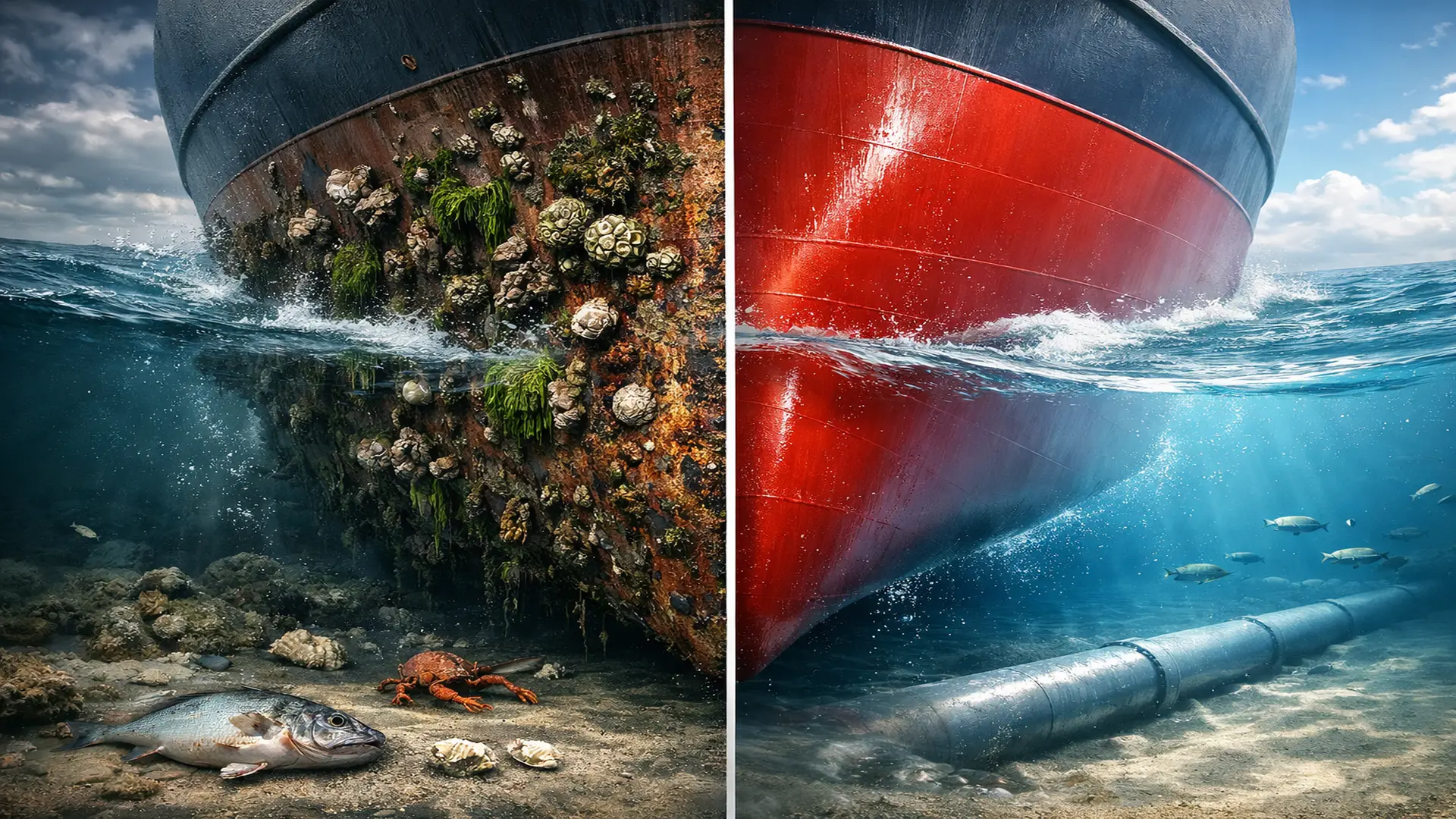 Technology Biofouling control of in marine environments