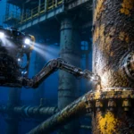 Offshore robotics and subsea NDT in oil platforms.