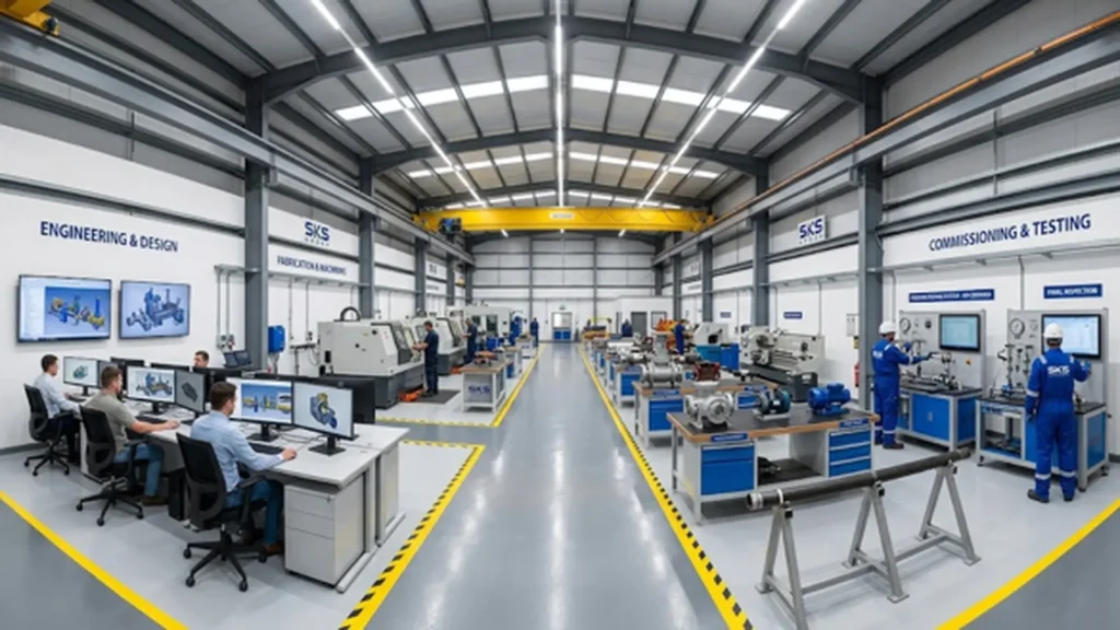 Operational inefficiencies: Turnkey industrial workshops from design to commissioning