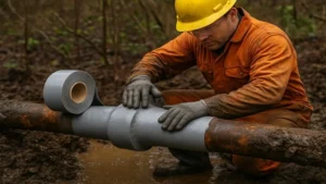 Passive protection in harsh environments against external corrosion.