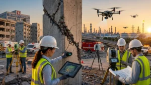 Post earthquake inspection: Technical evaluation of critical infrastructure