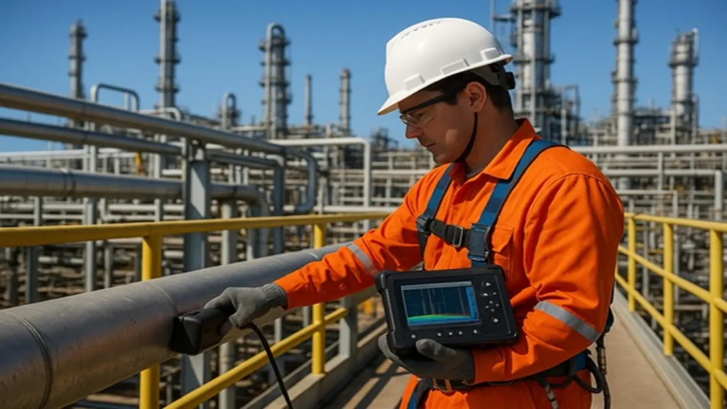 Pulsed Eddy Current (PEC) for CUI at height and insulated piping