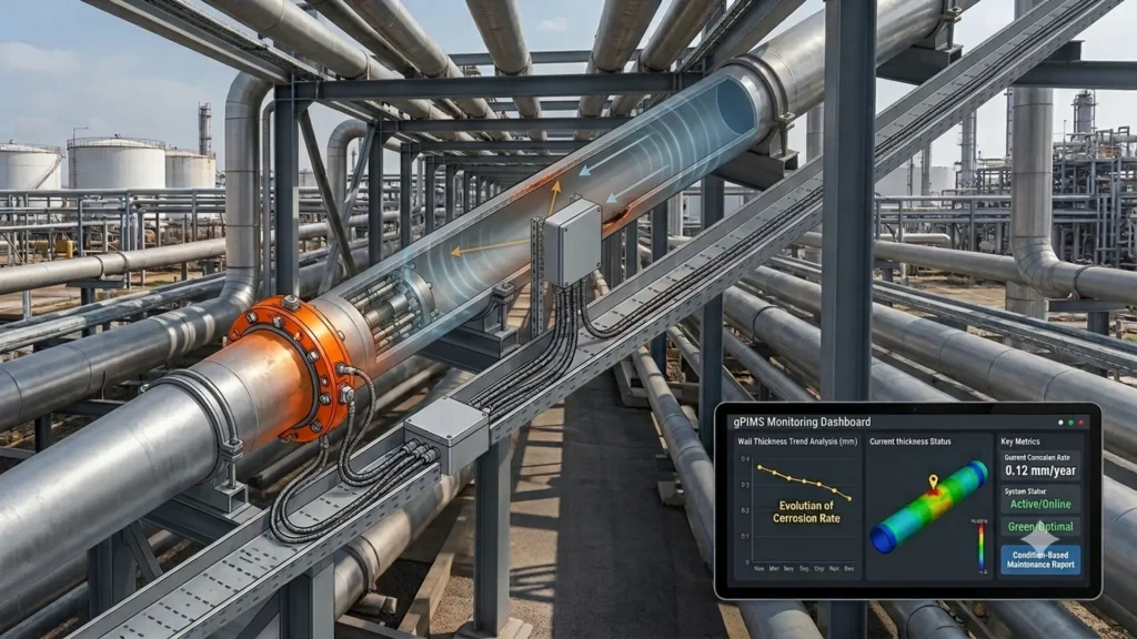 Unmonitored corrosion points: gPIMS sensors for permanent monitoring