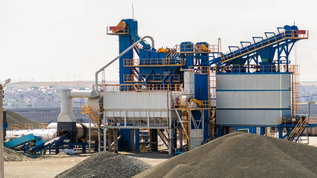different types of asphalt for road and industrial use.