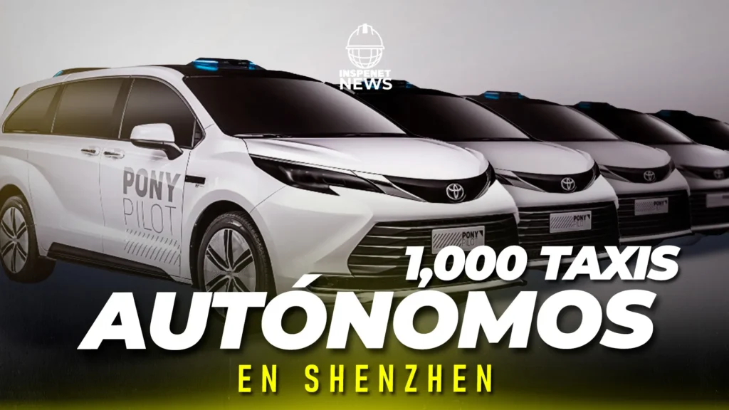 1.000 robotaxis desplegados en Shenzhen por Pony AI.