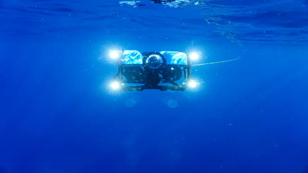 Mini ROV en la exploración submarina