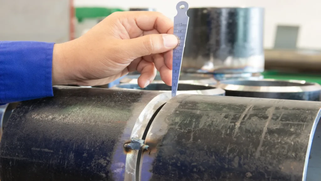 Roughing depth Weld inspection