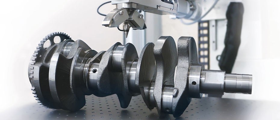 Stress analysis of a crankshaft with X-Ray Diffraction