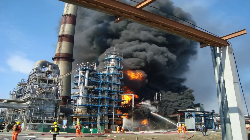 1.1 IMG P ESP shutterstock 2139897453 Importancia de la proteccion contra incendios en estructuras metalicas de instalaciones petroleras resultado copia