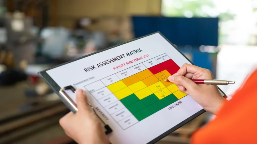 Process of risk management according to ISO 9001:2015