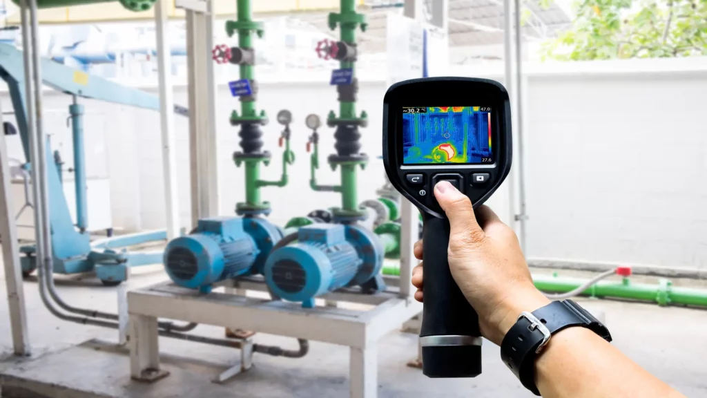 Infrared Technology for predictive maintenance of rotating equipment.