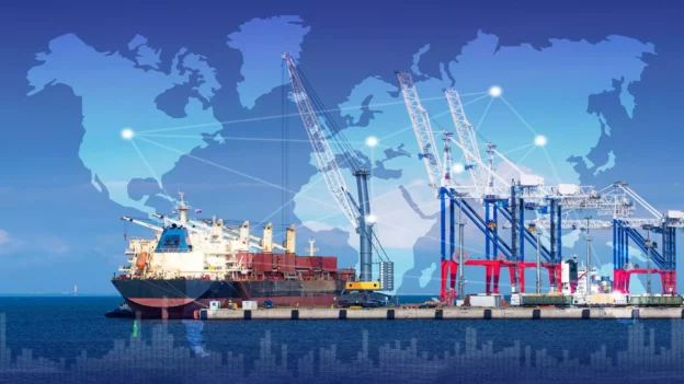 Terminales marítimos en la cadena de valor mundial.