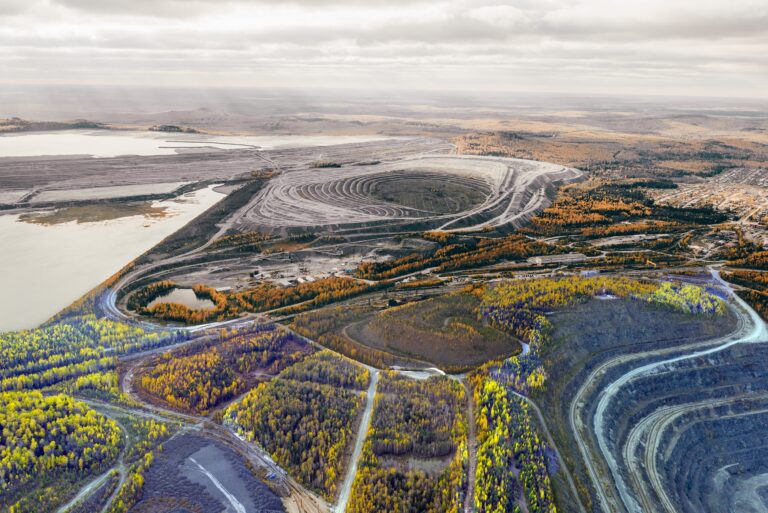 Opencast,Mining,Of,Iron,Ore.,Environmental,Pollution,Problems